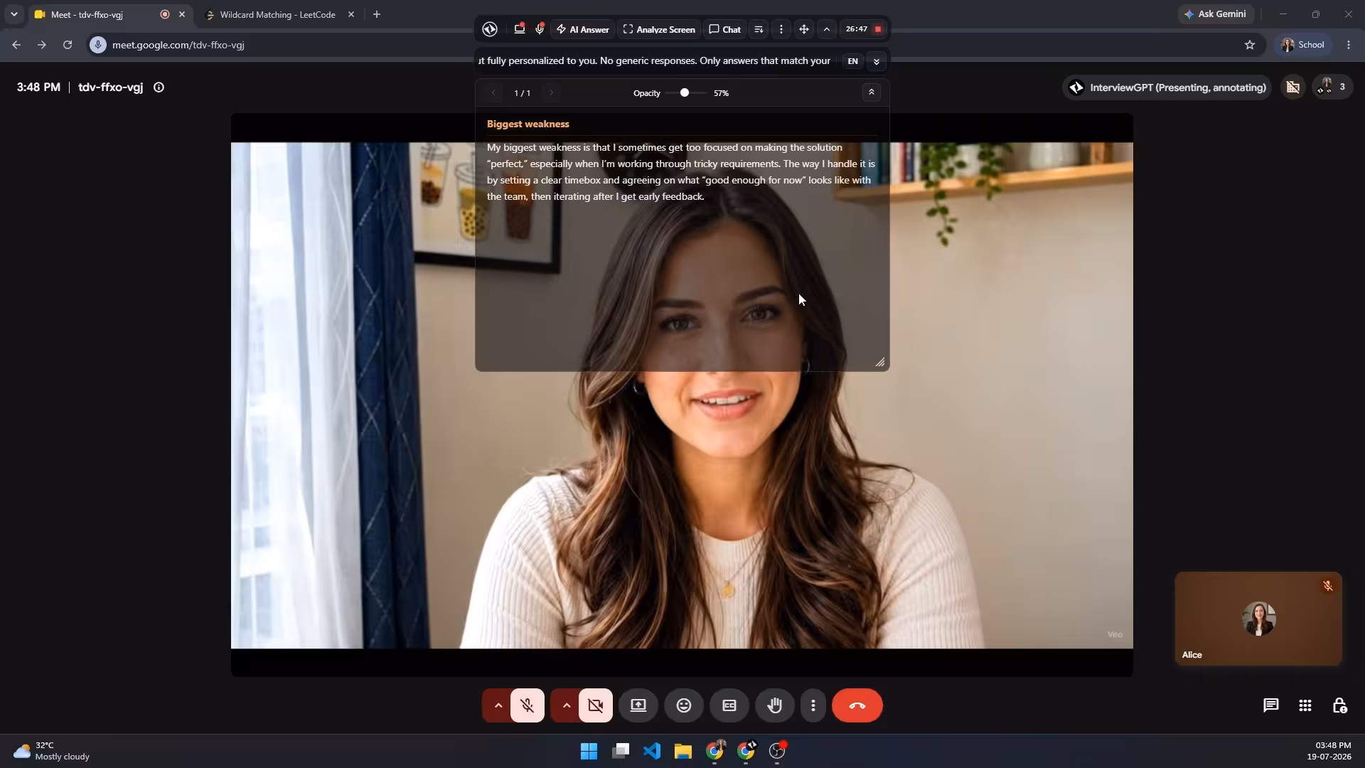 Meet InterviewGPT video preview