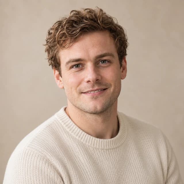 Casual AI headshot example