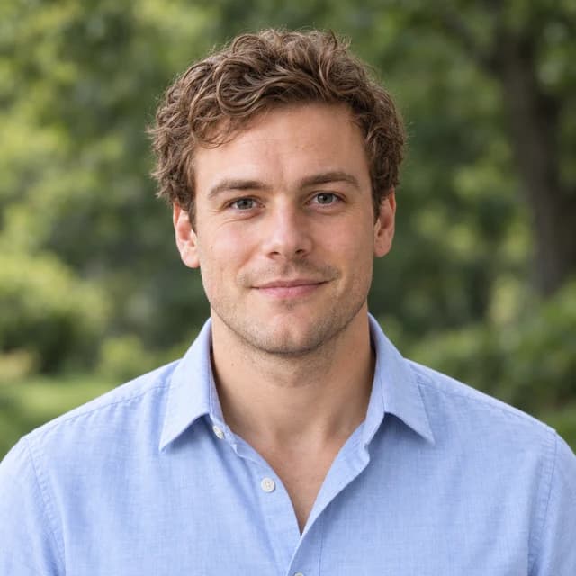Outdoors AI headshot example