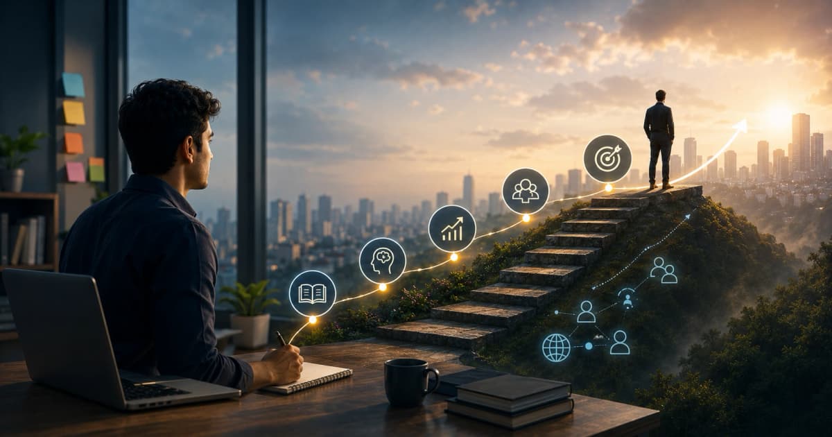 Candidate mapping skills, scope, and contribution over a five-year career direction