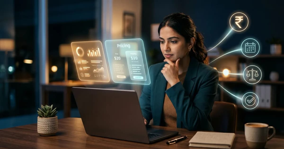 Two AI interview assistant pricing cards compared side by side